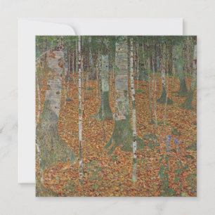 Birch Forest van Gustav Klimt,  Art Nouveau