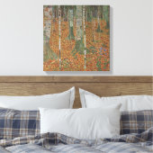 Birch Forest van Gustav Klimt,  Art Nouveau Canvas Afdruk (Insitu (Slaapkamer))