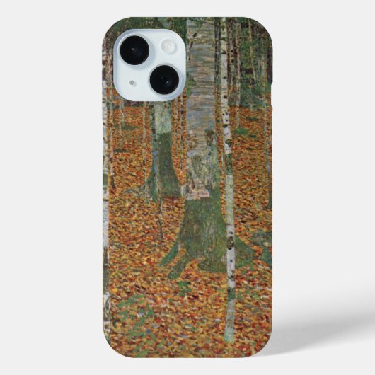 Birch Forest van Gustav Klimt,  Art Nouveau Case-Mate iPhone Case (Achterkant)