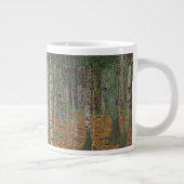 Birch Forest van Gustav Klimt,  Art Nouveau Grote Koffiekop (Rechts)