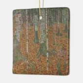 Birch Forest van Gustav Klimt,  Art Nouveau Keramisch Ornament (Links)