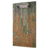 Birch Forest van Gustav Klimt,  Art Nouveau Klembord (Links)