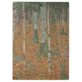 Birch Forest van Gustav Klimt,  Art Nouveau Klembord (Achterkant)