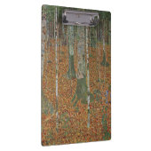 Birch Forest van Gustav Klimt,  Art Nouveau Klembord (Rechts)