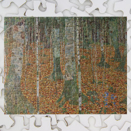 Birch Forest van Gustav Klimt, Art Nouveau Legpuzzel