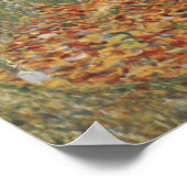 Birch Forest van Gustav Klimt,  Art Nouveau Poster (Hoek)