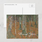 Birch Forest van Gustav Klimt Briefkaart (Voorkant / Achterkant)