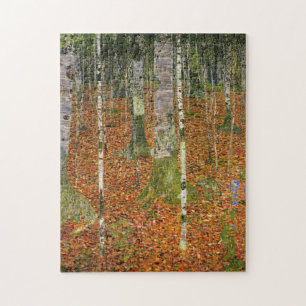 Birch Forest van Gustav Klimt Puzzle Legpuzzel