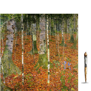 Birch Forest van Gustav Klimt Tissue Paper Tissuepapier