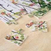 Birch Forest, Vier seizoenen - Puzzle Legpuzzel (Zijkant)