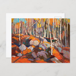 Birch Grove, herfst | Tom Thomson | Briefkaart