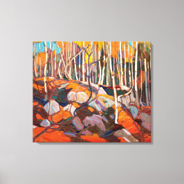 Birch Grove, herfst | Tom Thomson | Canvas Afdruk