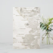 Birch Kantoor Stationery, Birch Bark Stationery Briefpapier (Staand voorkant)
