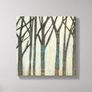 Birch Line I Canvas Afdruk