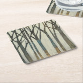 Birch Line I Kartonnen Onderzetters (Schuin)