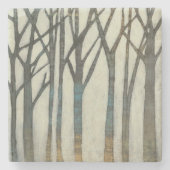 Birch Line I Stenen Onderzetter (Voorkant)