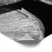 Birch logs poster (Hoek)