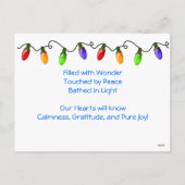 Birch Moon Christmas Feestdagenkaart (Achterkant)