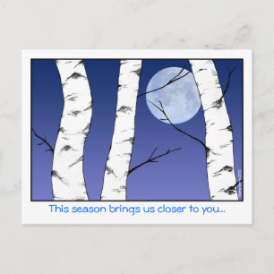 Birch Moon Christmas Feestdagenkaart