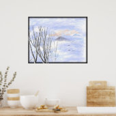 Birch Mountain Poster (Keuken)