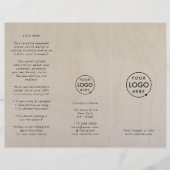 Birch Plywood | Logo Houtgraan — drievoudig brochu (Voorkant)