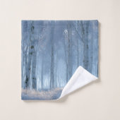 Birch Radiant Snow Forest Bad Handdoek (Wasdoekje)