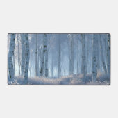 Birch Radiant Snow Forest Bureaumat (Voorkant)