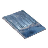 Birch Radiant Snow Forest  Notitieboek (Rechterzijde)