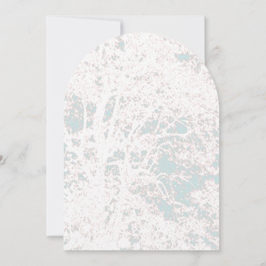 Birch Tree Aqua Blue Sky Playbill Kaart (Achterkant)