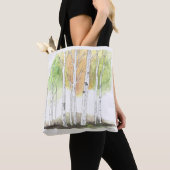 birch tree bag tote bag (Dichtbij)