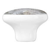 Birch Tree Bark Peeled Old Art Photo Keramische Knop (Zijkant)