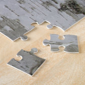 Birch Tree Bark Peeled Old Art Photo Legpuzzel (Zijkant)