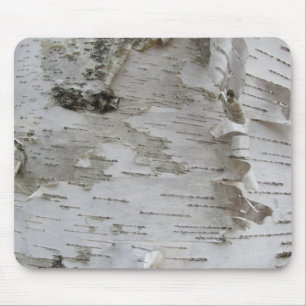 Birch Tree Bark Peeled Old Art Photo Muismat