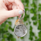 Birch Tree Bark Peeled Old Art Photo Sleutelhanger (Hand)