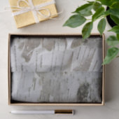 Birch Tree Bark Peeled Old Art Photo Tissuepapier (Geschenk)