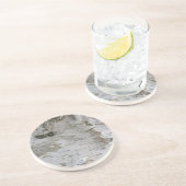 Birch Tree Bark Peeled Old Art Photo Zandsteen Onderzetter (Zijkant)