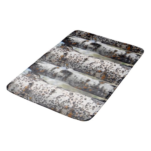 Birch Tree Bath Mat (Gekanteld)