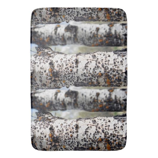 Birch Tree Bath Mat (Voorkant Verticaal)