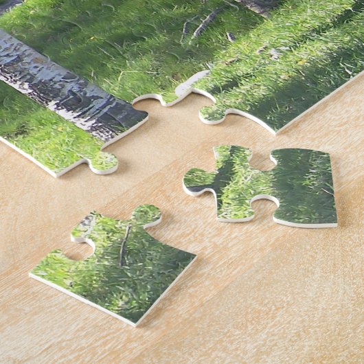 Birch Tree Beauty Legpuzzel (Zijkant)