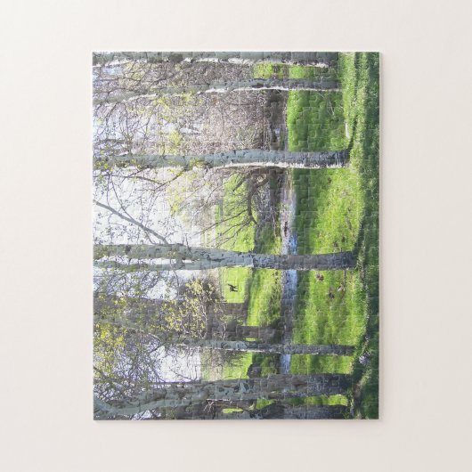 Birch Tree Beauty Legpuzzel (Verticaal)