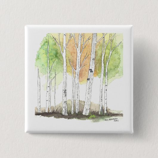 Birch tree button (Voorkant)