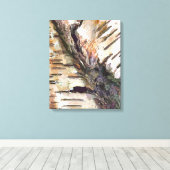 BIRCH TREE CANVAS AFDRUK (Insitu (Houten vloer))