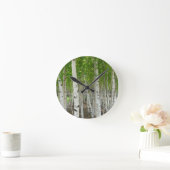 Birch Tree Clock Ronde Klok (Huis)