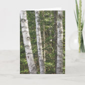 Birch Tree Greeting Card Kaart (Voorkant)