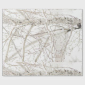 Birch Tree in Winter Cadeaupapier (Vlak)