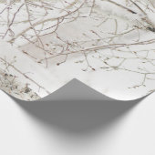 Birch Tree in Winter Cadeaupapier (Hoek)