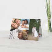 Birch Tree Merry-kerstkaart met uw foto Feestdagen Kaart