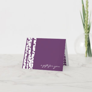 Birch Tree Note Kaart voor elke gelegenheid