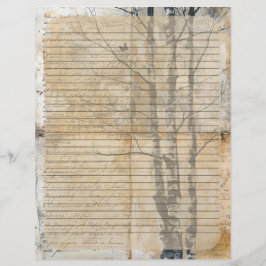 Birch Tree Oud manuscript Briefhoofd