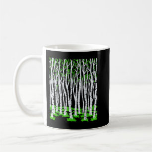 Birch Tree Pattern Forest Natuur Trees Outdoors Hi Koffiemok